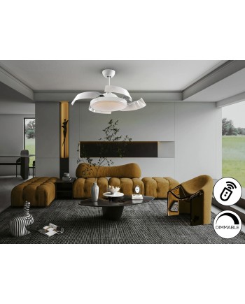 ENZO-VENTILADOR BLANCO DIM