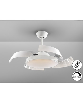 ENZO-VENTILADOR BLANCO DIM