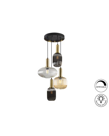 NORMA-LAMPARA 4L NEGRO-LATON