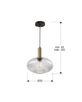 NORMA- LAMP 1L TRANSPARENTE D30