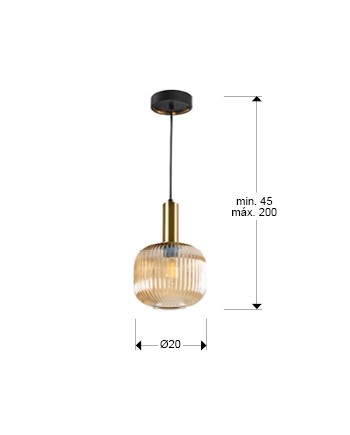 NORMA- LAMP 1L AMBAR D20