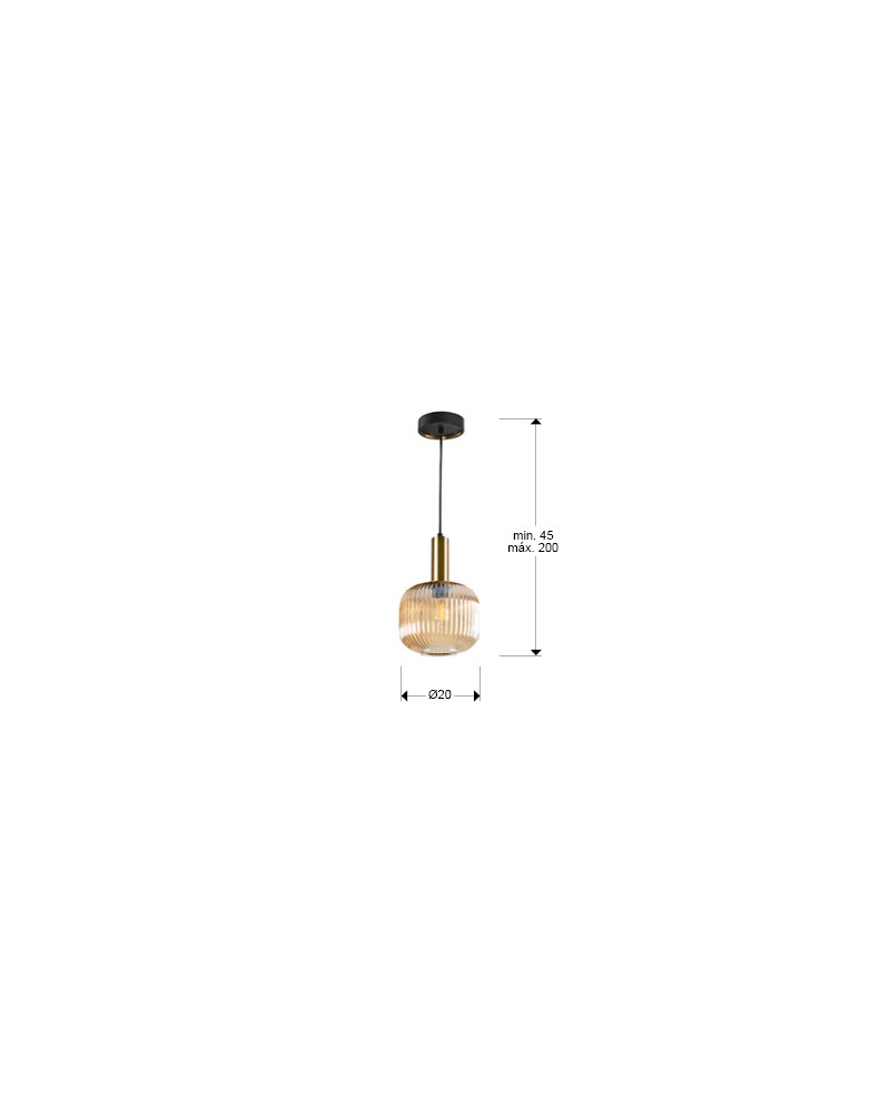 NORMA- LAMP 1L AMBAR D20