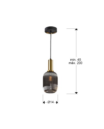 NORMA- LAMP 1L GRIS SMOKE D14