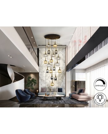 NORMA- LAMP 18L NEGRO-LATON