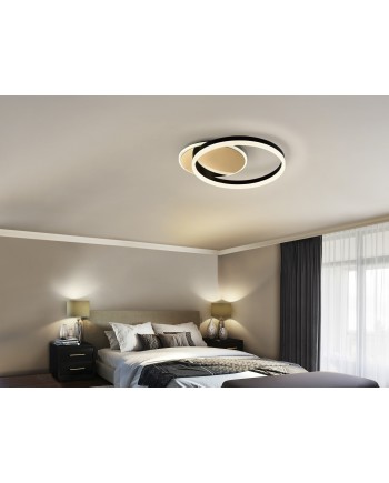 ORIEL - PLAFON/APLIQUE  ORO-NEGRO