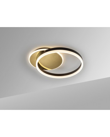 ORIEL - PLAFON/APLIQUE  ORO-NEGRO