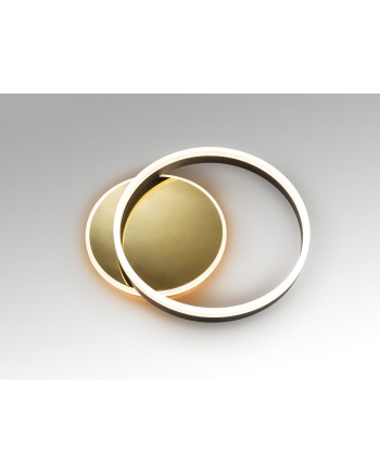 ORIEL - PLAFON/APLIQUE  ORO-NEGRO