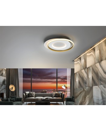 PLAFON ·LIMBOS· BLANCO/ORO