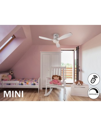 SIROCO MINI-VENTILADOR BLANCO DIM