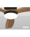 SIROCO MINI-VENTILADOR NEG/NOGAL DIM