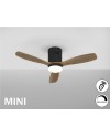 SIROCO MINI-VENTILADOR NEG/NOGAL DIM