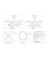 Ventilador Halo Plata