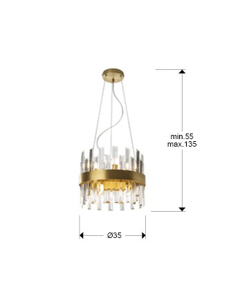 GRACE- LAMPARA 10L ORO