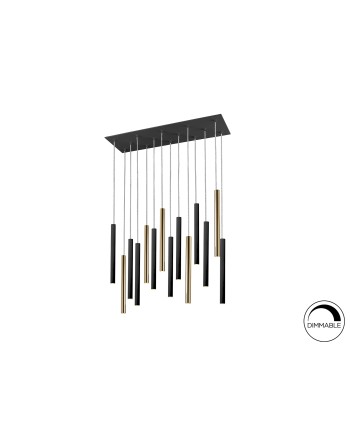 LAMPARA·VARAS·ORO/NEGRO 14L