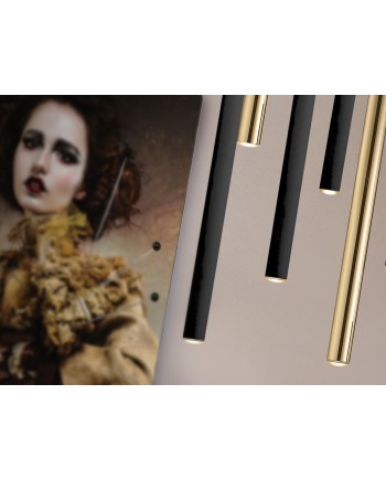 LAMPARA·VARAS·ORO/NEGRO 14L