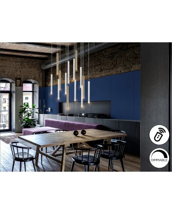 LAMPARA·VARAS·ORO/BLANCO 14L