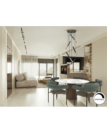 EDNA-LAMPARA 5L NEGRO-ORO