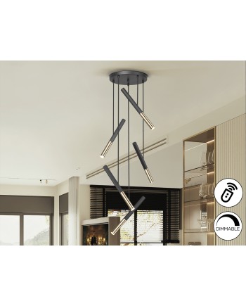 EDNA-LAMPARA 5L NEGRO-ORO DIM