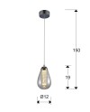 LAMPARA·TACCIA· 1L LED Ø12