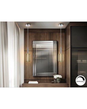 MICRON-LAMPARA 1L CROMO/ORO