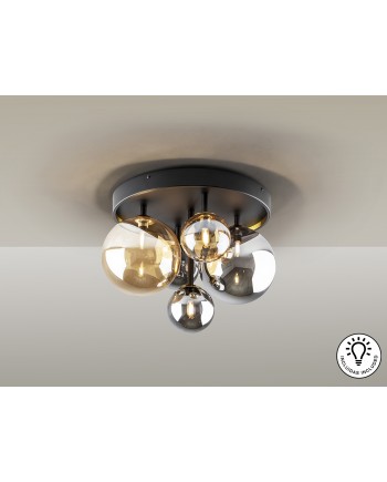 DARK-PLAFON 5L NEGRO-LATON