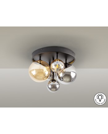 DARK-PLAFON 5L NEGRO-LATON