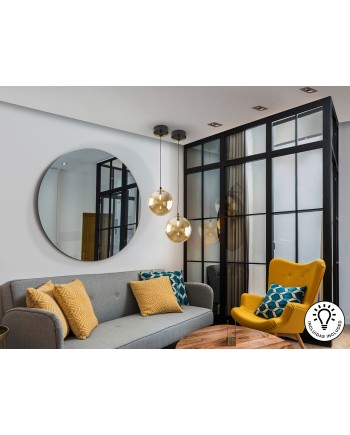 DARK-LAMPARA 1L 20D NEGRO-LATON