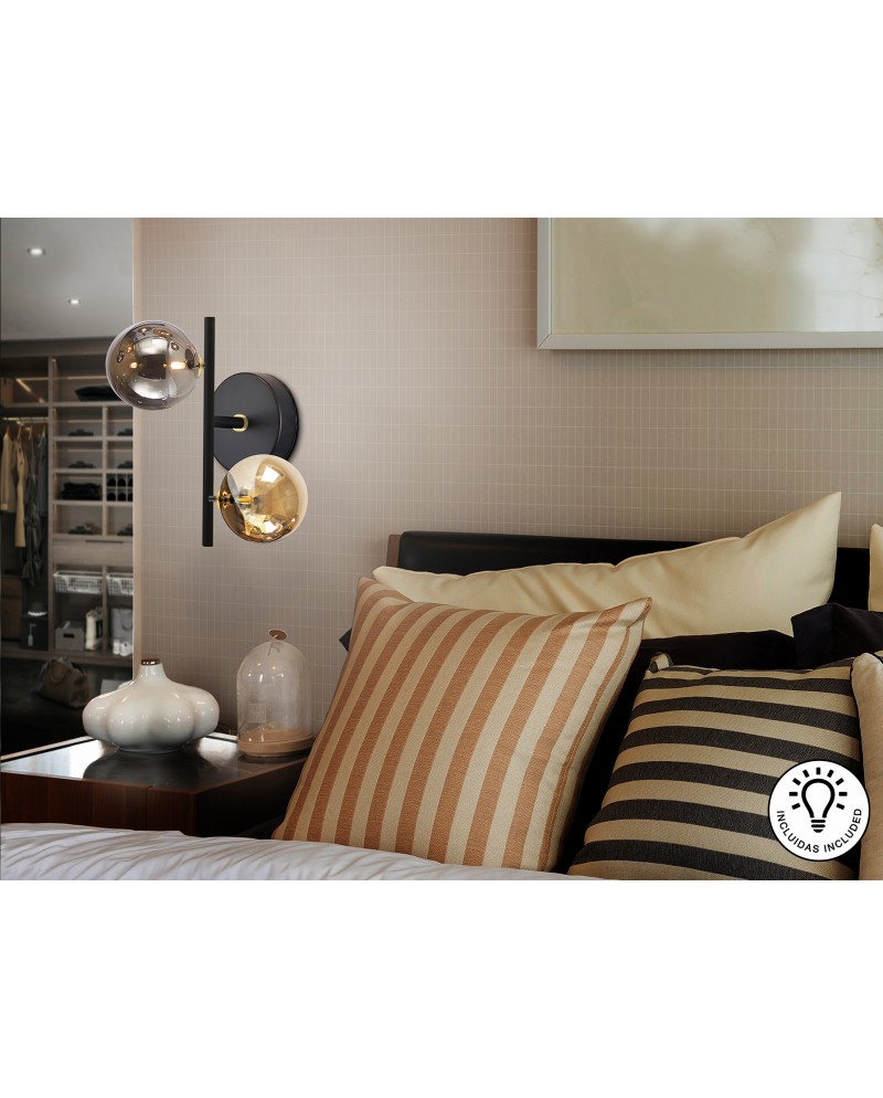 DARK-APLIQUE 2L NEGRO-LATON