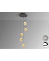ZARIA-LAMP 5L-NEGRO/BRONCE/AMBAR D25 DIM