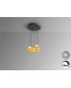 ZARIA-LAMP 5L-NEGRO/BRONCE/AMBAR D25 DIM