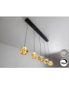 ZARIA- LAMP 5L- NEGRO/BRONCE/AMBAR DIM