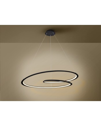 LOOPING- LAMPARA NEGRO Ø97