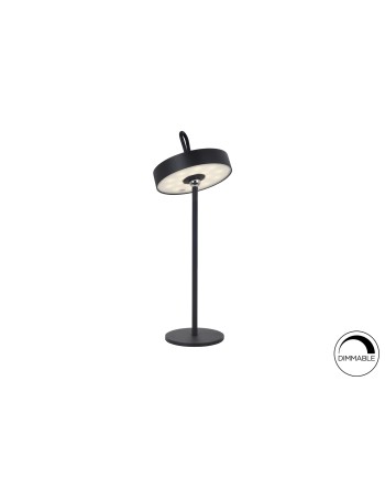 GONG- SOBREMESA LED NEGRO