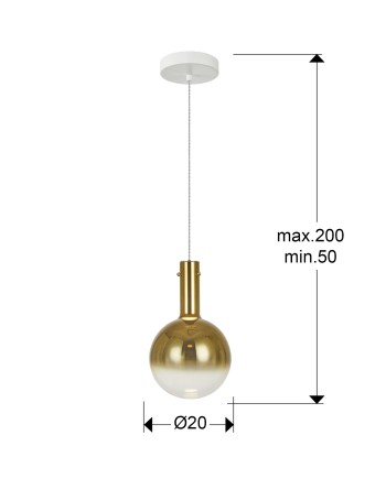 MATICES-LAMPARA 1L BLANCO-ORO