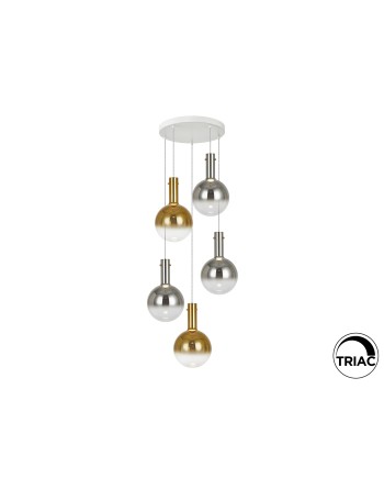 MATICES-LAMPARA 5L BLANCO-SMOKE-ORO