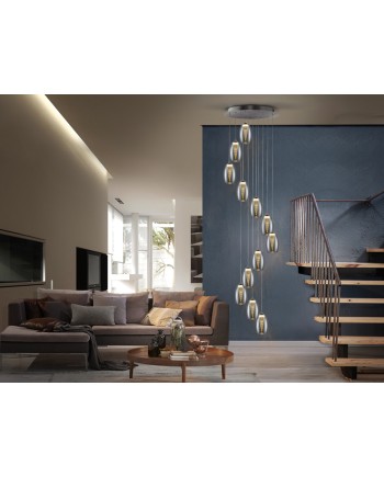 NUEVA NEBULA-LAMPARA 12L CROMO