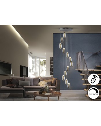 NUEVA NEBULA-LAMPARA 12L CROMO