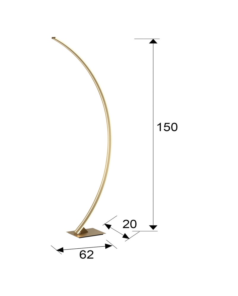 ARCUS- PIE SALON- DORADO