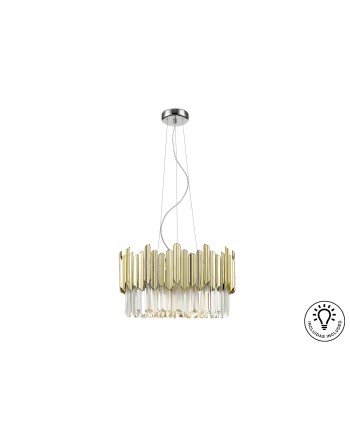 TIARA- LAMPARA 6L CROMO-ORO