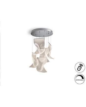 VELOS- LAMPARA 5L CROMO DIM