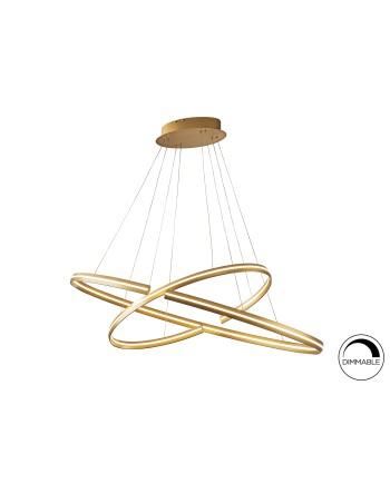 LAMPARA GRANDE·ELIPSE· ORO DIM