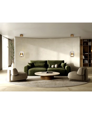 SUSPIRO- LAMPARA DORADO/AMBAR D18