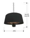 ESTUFA SUSPENSION ·HEAT I· 1500W