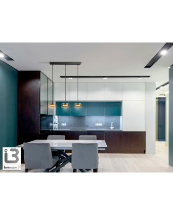 I3-OLAIA- LAMPARA 3L NEGRO-AMBAR