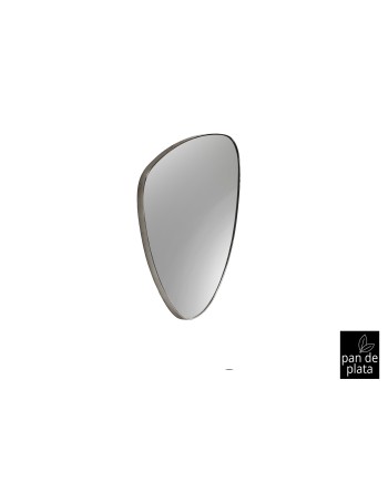 ORIO-ESPEJO TRIANG. 84X55 PLATA