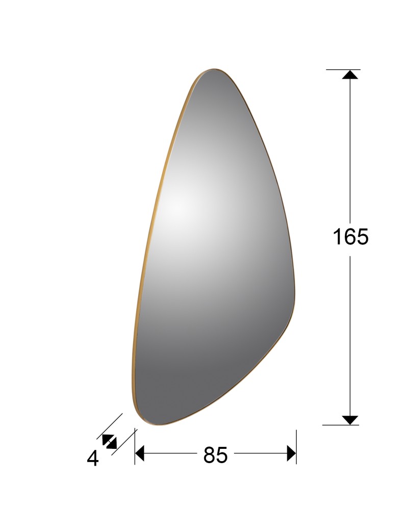 ORIO-ESPEJO TRIANG.ORO 168X81