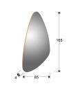 ORIO-ESPEJO TRIANG.ORO 168X81