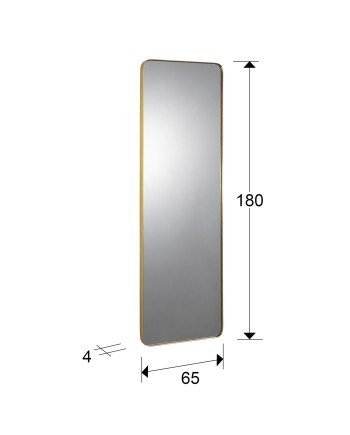 ORIO-ESPEJO RECT 65X180 ORO