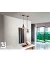 I3-VENIZE- LAMPARA 1L NEGRO-SMOKE