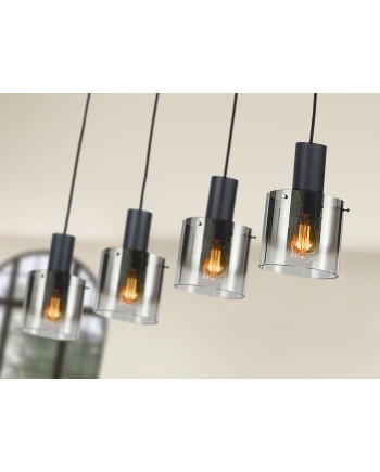 I3-VENIZE- LAMPARA 4L NEGRO-SMOKE
